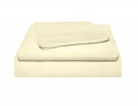 Alok International 325-110005 325 Thread Count Organic Cotton Sheet Set, Queen, Oyster Alok International 325-110005 325 Thread Count Organic Cotton Sheet Set, Queen, Oyster
