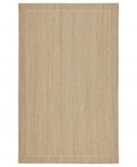 A central scalloped motif creates an intriguing design in the softest hues, offering a new and dramatic area rug from Lauren Ralph Lauren. Machine-made in India of the finest sisal fibers. A central scalloped motif creates an intriguing design in the softest hues, offering a new and dramatic area rug from Lauren Ralph Lauren. Machine-made in India of the finest sisal fibers.