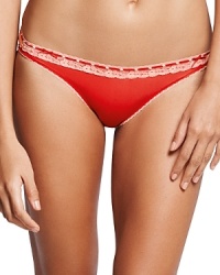 Exude flower child style in this Elle Macpherson Intimates bikini, embellished with floral lace and ribbons. Style #E15-979. Exude flower child style in this Elle Macpherson Intimates bikini, embellished with floral lace and ribbons. Style #E15-979.