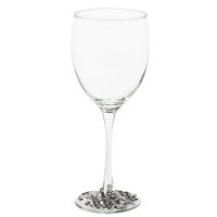 Arthur Court Grape Wreath Wine Glass, Single Glass