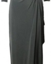 Lauren by Ralph Lauren Women's Modern Glamour Evening Dress Grey 2 [Apparel]