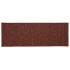 Townhouse Rugs Beverly Solid Red 21 by 60-Inch Rug