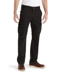 Break up your rotation of blues with these chill black cargo pants from Levi's. Break up your rotation of blues with these chill black cargo pants from Levi's.