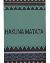 Hakuna Matata Mint Aztec Pattern Embossed Hard Case for Apple iPhone 4, 4S (AT&T, Verizon, Sprint) - Includes DandyCase Keychain Screen Cleaner [Retail Packaging by DandyCase]