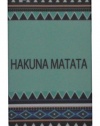 Hakuna Matata Mint Aztec Pattern Embossed Hard Case for Apple iPhone 4, 4S (AT&T, Verizon, Sprint) - Includes DandyCase Keychain Screen Cleaner [Retail Packaging by DandyCase]