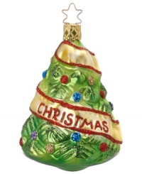 Celebrate your 1st Christmas as Mr. & Mrs. with this festive Inge-Glas ornament. Mouth-blown and hand-painted with expert craftsmanship. Celebrate your 1st Christmas as Mr. & Mrs. with this festive Inge-Glas ornament. Mouth-blown and hand-painted with expert craftsmanship.