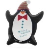 Oneida, Certified International Dinnerware, Christmas Cut-outs 3-d Penguin Platter