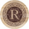 Thirstystone Monogram R - Sandstone Coaster Set Of 4