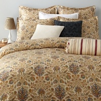 An exotic array of pattern and texture - from rustic tile prints to subtle tone-on-tone woven jacquard - is designed in a palette of soft neutrals with hints of color to create a look of bold bohemian romance perfect for any home. An exotic array of pattern and texture - from rustic tile prints to subtle tone-on-tone woven jacquard - is designed in a palette of soft neutrals with hints of color to create a look of bold bohemian romance perfect for any home.