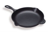 Le Creuset Enameled Cast-Iron 10-1/4-Inch Skillet with Iron Handle, Black Onyx Le Creuset Enameled Cast-Iron 10-1/4-Inch Skillet with Iron Handle, Black Onyx