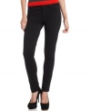 These petite knit pants from Calvin Klein Jeans are ultra-versatile, thanks to wear-anywhere black and an easy fit.