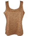 Charter Club Womens Turq And Caicos Sequin Tank Top