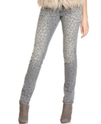 Rock the hallways this school year in the season's boldest jeans! These skinnies from Jessica Simpson flaunts a faded leopard print that's fun and super-stylish. Rock the hallways this school year in the season's boldest jeans! These skinnies from Jessica Simpson flaunts a faded leopard print that's fun and super-stylish.