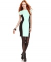 Go for modern edge with this colorblocked Bar III sheath dress -- perfect for a chic urban look!