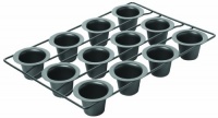 Chicago Metallic Non-Stick 12- Cup Mini Popover Pan Chicago Metallic Non-Stick 12- Cup Mini Popover Pan