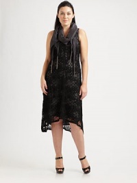 A delicate dress designed for a relaxed-yet-feminine fit. You will adore the hi-lo hem that is so right now.V-neckSleevelessHi-lo hemAbout 32 from natural waist80% viscose/20% nylonDry cleanImported of Italian fabric A delicate dress designed for a relaxed-yet-feminine fit. You will adore the hi-lo hem that is so right now.V-neckSleevelessHi-lo hemAbout 32 from natural waist80% viscose/20% nylonDry cleanImported of Italian fabric