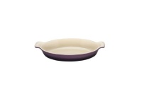 Le Creuset Heritage Stoneware 3.1-Quart Oval Au Gratin Dish, Cassis Le Creuset Heritage Stoneware 3.1-Quart Oval Au Gratin Dish, Cassis
