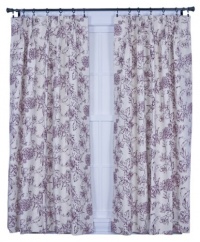 Ellis Curtain Andrea Thermal Insulated 96-by-72-Inch Pinch Pleated Panel Pair Curtains, Bordeaux Ellis Curtain Andrea Thermal Insulated 96-by-72-Inch Pinch Pleated Panel Pair Curtains, Bordeaux