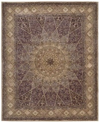 Nourison Rugs Nourison 2000 Collection 2117 LAVENDER Square 10' x 10' Area Rug Nourison Rugs Nourison 2000 Collection 2117 LAVENDER Square 10' x 10' Area Rug