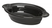 Fiesta 9 Inch by 5 Inch Individual Oval Casserole, Black Fiesta 9 Inch by 5 Inch Individual Oval Casserole, Black