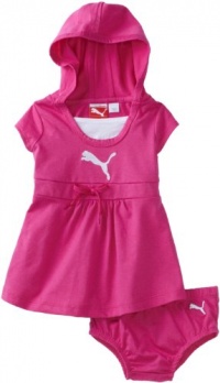 PUMA - Kids Baby Girl's Infant Dress and Diaper Set, Pink, 18M PUMA - Kids Baby Girl's Infant Dress and Diaper Set, Pink, 18M
