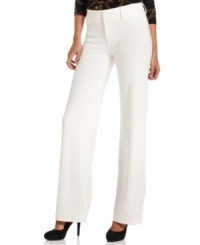 MICHAEL Michael Kors' wide-leg, ponte-knit pants are a style staple for the coming season. MICHAEL Michael Kors' wide-leg, ponte-knit pants are a style staple for the coming season.
