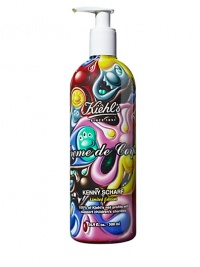 In collaboration with Iconic Pop Surrealist Kenny Scharf, Kiehl's will raise $200,000 for children's causes around the world. In the United States, 100% of net profits (up to $100,000) will support RxArt, a non-profit national organization committed to fostering artistic expression and awareness through the challenging, yet rewarding task of engaging young patients through contemporary art in pediatric hospitals.