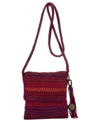 Add some haute hipster style to your everyday accessorizing with this cool crossbody from The Sak, featuring sparkly stripes and signature detailing. Shoulder-right and sized for the essentials, it's the best retro recall of the season. Add some haute hipster style to your everyday accessorizing with this cool crossbody from The Sak, featuring sparkly stripes and signature detailing. Shoulder-right and sized for the essentials, it's the best retro recall of the season.