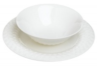 Godinger White Bone China 2 pc. Completer Set Godinger White Bone China 2 pc. Completer Set