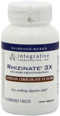 Integrative Therapeutics Inc. Rhizinate 3X,German Chocolate Flavor 90 Chewables Tablets Integrative Therapeutics Inc. Rhizinate 3X,German Chocolate Flavor 90 Chewables Tablets