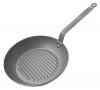 DeBuyer Mineral B Element Grill Iron Frypan, 10.2-Inch Round