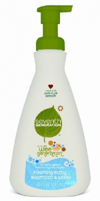 Seventh Generation Foaming Baby Shampoo and Wash, 10 Ounce