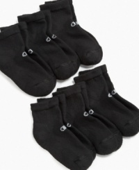 Classic, comfortable and performance ready. This six-pack of ankle socks is a simple standard for him. Classic, comfortable and performance ready. This six-pack of ankle socks is a simple standard for him.