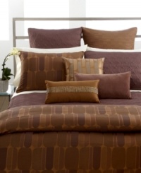 Your bed shapes up with the exotic geometric design of this sham. Sandy, heathered tones play off the sheen of the almost-golden background to create depth and drama. (Clearance) Your bed shapes up with the exotic geometric design of this sham. Sandy, heathered tones play off the sheen of the almost-golden background to create depth and drama. (Clearance)