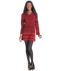 Style&co. adds an abundance of interest to this petite tunic sweater with variegated patterns throughout and chic bell sleeves. Style&co. adds an abundance of interest to this petite tunic sweater with variegated patterns throughout and chic bell sleeves.