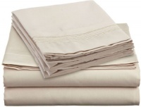 JS Sanders 1500 Series Sheet Set, Queen Size, Tan, Beige JS Sanders 1500 Series Sheet Set, Queen Size, Tan, Beige