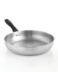 Cook smart. Dynamic stainless steel combines a durable blend of metals to heat up fast and handle food like a seasoned professional. A true kitchen essential, this fry pan takes charge of your favorite breakfast staples and daily cravings. Limited lifetime warranty. Cook smart. Dynamic stainless steel combines a durable blend of metals to heat up fast and handle food like a seasoned professional. A true kitchen essential, this fry pan takes charge of your favorite breakfast staples and daily cravings. Limited lifetime warranty.