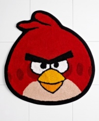 The latest gaming craze soars into your bath space with this Angry Birds Burst bath rug. Fans of the game will love spotting their favorite characters in these whimsical pieces that make the bathroom that much more fun. The latest gaming craze soars into your bath space with this Angry Birds Burst bath rug. Fans of the game will love spotting their favorite characters in these whimsical pieces that make the bathroom that much more fun.