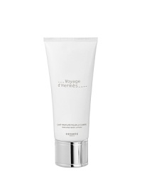 Faithful to the woody, fresh, musky scent of Voyage d'Hermès. Unctuous, easily absorbed texture that instantly soothes and softens the skin. Faithful to the woody, fresh, musky scent of Voyage d'Hermès. Unctuous, easily absorbed texture that instantly soothes and softens the skin.