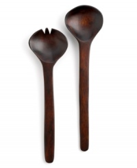 Hand-carved in beautiful obeche wood, these simple servers bring rustic charm to the casual table that's straight from the heart of Haiti. Hand-carved in beautiful obeche wood, these simple servers bring rustic charm to the casual table that's straight from the heart of Haiti.