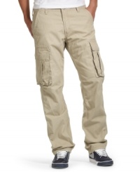Tough enough for the concrete jungle (or the actual jungle), these Levi's cargos put a rugged twist on any casual pairing. Tough enough for the concrete jungle (or the actual jungle), these Levi's cargos put a rugged twist on any casual pairing.