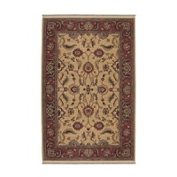 Infuse timeless elegance into your decor with this Karastan rug, boasting a finely-detailed classic floral pattern. The intricate border framing a luminous ground complements both traditional and casual interiors. Distinctive of all Ashara rugs is the intricate blend of woven shades to achieve the radiant arbrash effect of heirloom rugs.