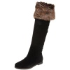 Sam Edelman Women's Orlando Faux Fur Boot,Black,8.5 M US