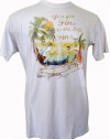 Margaritaville Men's 'Fins' Short Sleeve Cotton Shirt