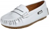 Venettini 55-Randy SU11 Moccasin (Infant/Toddler/Little Kid),Silver Patent,28 EU (11 M US Little Kid)