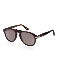 Designed and crafted in Italy, Persol - from the Italian per il sole meaning for the sun - is a favorite among tastemakers and celebrities for its impeccable fit and incredible clarity. The brand's patented Meflecto temples offer a secure fit, while crystal-tempered sunglass lenses provide protection with distortion-free vision. With a brand character that can best be described as classy, exclusive, stylish, and unique, Persol continues to go beyond trends. Designed and crafted in Italy, Persol - from the Italian per il sole meaning for the sun - is a favorite among tastemakers and celebrities for its impeccable fit and incredible clarity. The brand's patented Meflecto temples offer a secure fit, while crystal-tempered sunglass lenses provide protection with distortion-free vision. With a brand character that can best be described as classy, exclusive, stylish, and unique, Persol continues to go beyond trends.