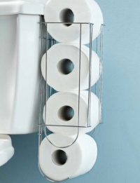 Side of Tank Toilet Paper Holder Side of Tank Toilet Paper Holder