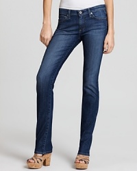 A faded wash lends cool lived-in appeal to these AG Adriano Goldschmied jeans, cut in a classic straight-leg silhouette. A faded wash lends cool lived-in appeal to these AG Adriano Goldschmied jeans, cut in a classic straight-leg silhouette.
