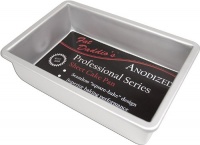 Fat Daddio's Anodized Aluminum Sheet Cake Pan, 9 Inch x 13 Inch x 2 Inch Fat Daddio's Anodized Aluminum Sheet Cake Pan, 9 Inch x 13 Inch x 2 Inch