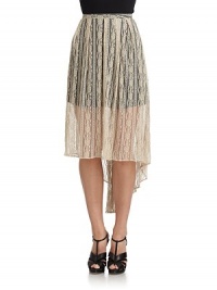 THE LOOKAsymmetrical embroidered lace overlayNarrow waistbandContrast mini pencil silhouetteExposed back zipperTHE FITFront: about 26 longBack: about 36 longTHE MATERIAL92% nylon/8% spandexPartially linedCARE & ORIGINMachine washImportedModel shown is 5'11 (180cm) wearing US size Small. THE LOOKAsymmetrical embroidered lace overlayNarrow waistbandContrast mini pencil silhouetteExposed back zipperTHE FITFront: about 26 longBack: about 36 longTHE MATERIAL92% nylon/8% spandexPartially linedCARE & ORIGINMachine washImportedModel shown is 5'11 (180cm) wearing US size Small.